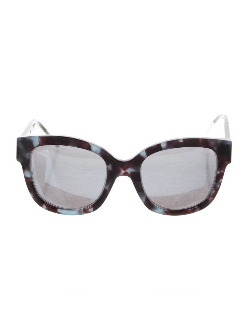 🌈 Christian Dior Blue Tortoiseshell & Green Cannage Sunglasses